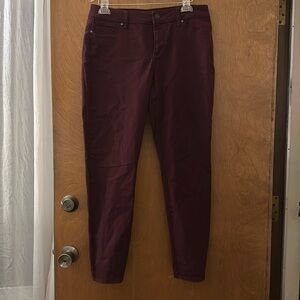 Maurice’s maroon pants large reg